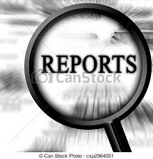 Reports in magnifying glass